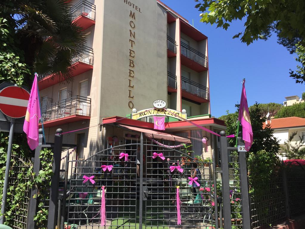 Hotel Montebello Riccione Bagian luar foto